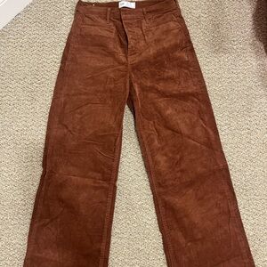 GAP Rust Corduroy Trousers